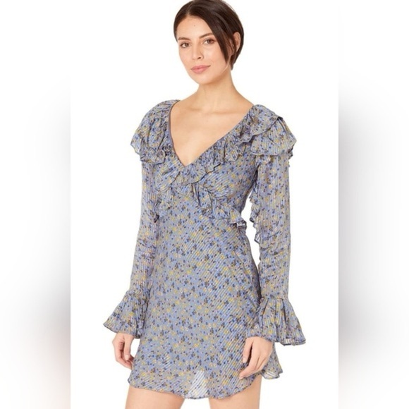 Free People Dresses & Skirts - 🔆 Free People Sweetest Thing Dress – Midnight Cowboy Blue , Size 8 NWT